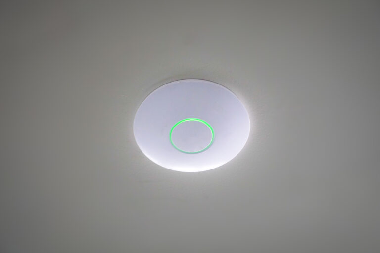 Wireless Access Point mounted on ceiling